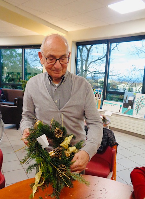 Atelier couronnes de Noël