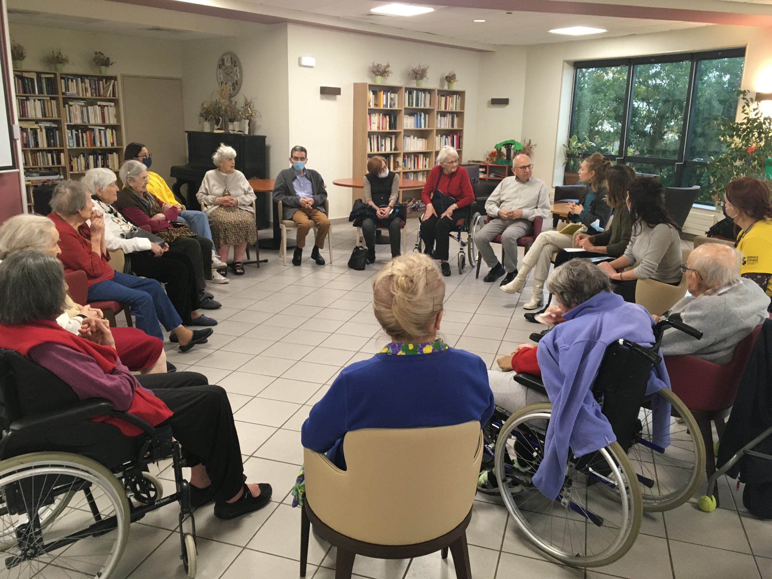 Atelier sur l’éveil des souvenirs avec le Théâtre du Point du Jour