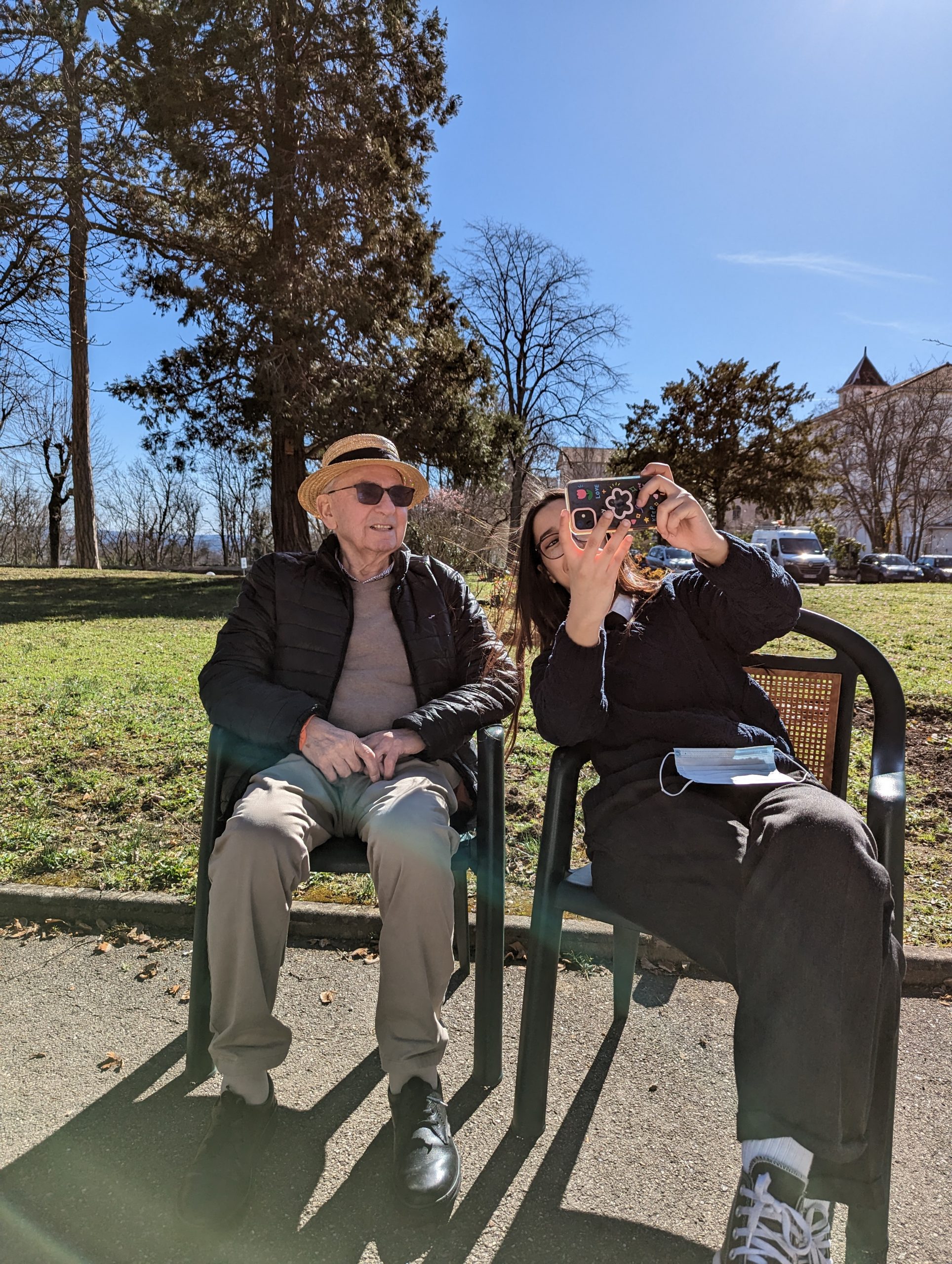 Sorties dans le parc des Amandines