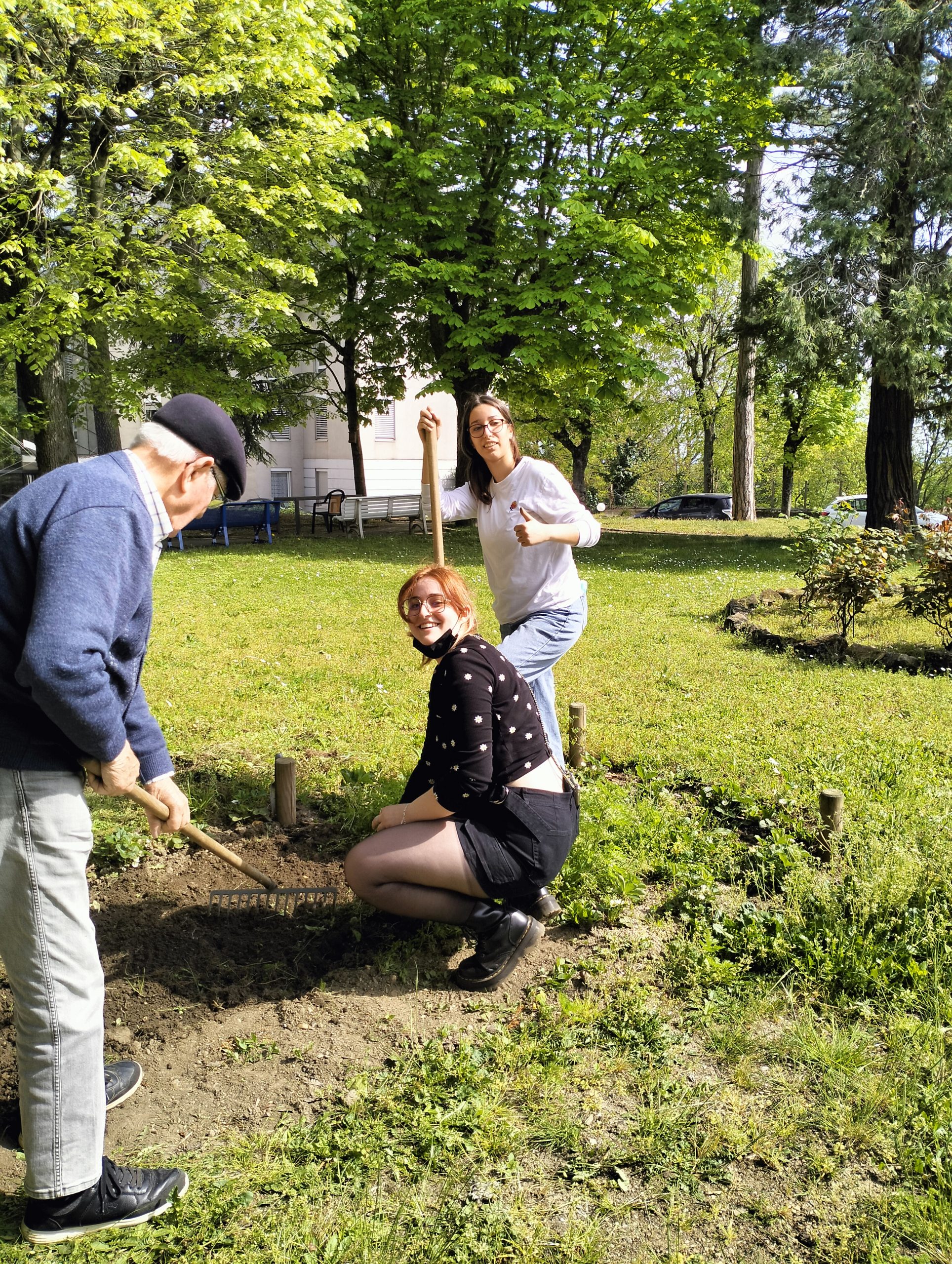 Préparation du potager des Amandines