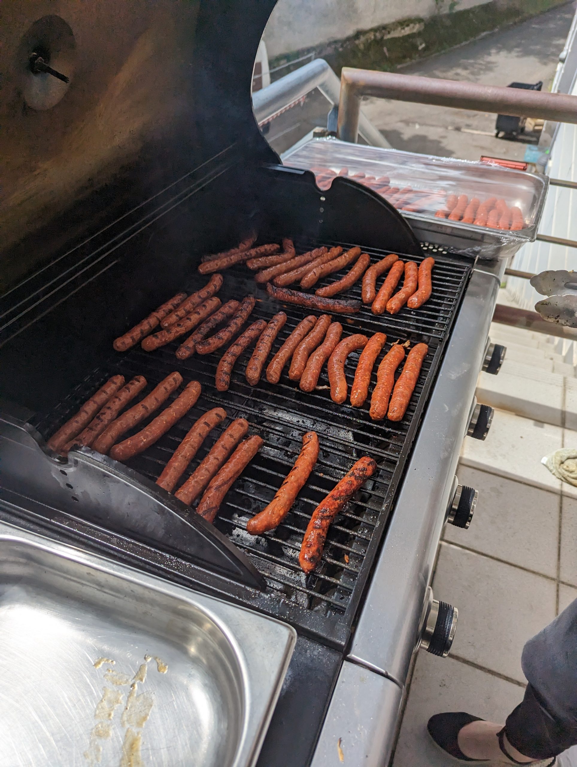 Barbecue avec les résidents de l’UPDP