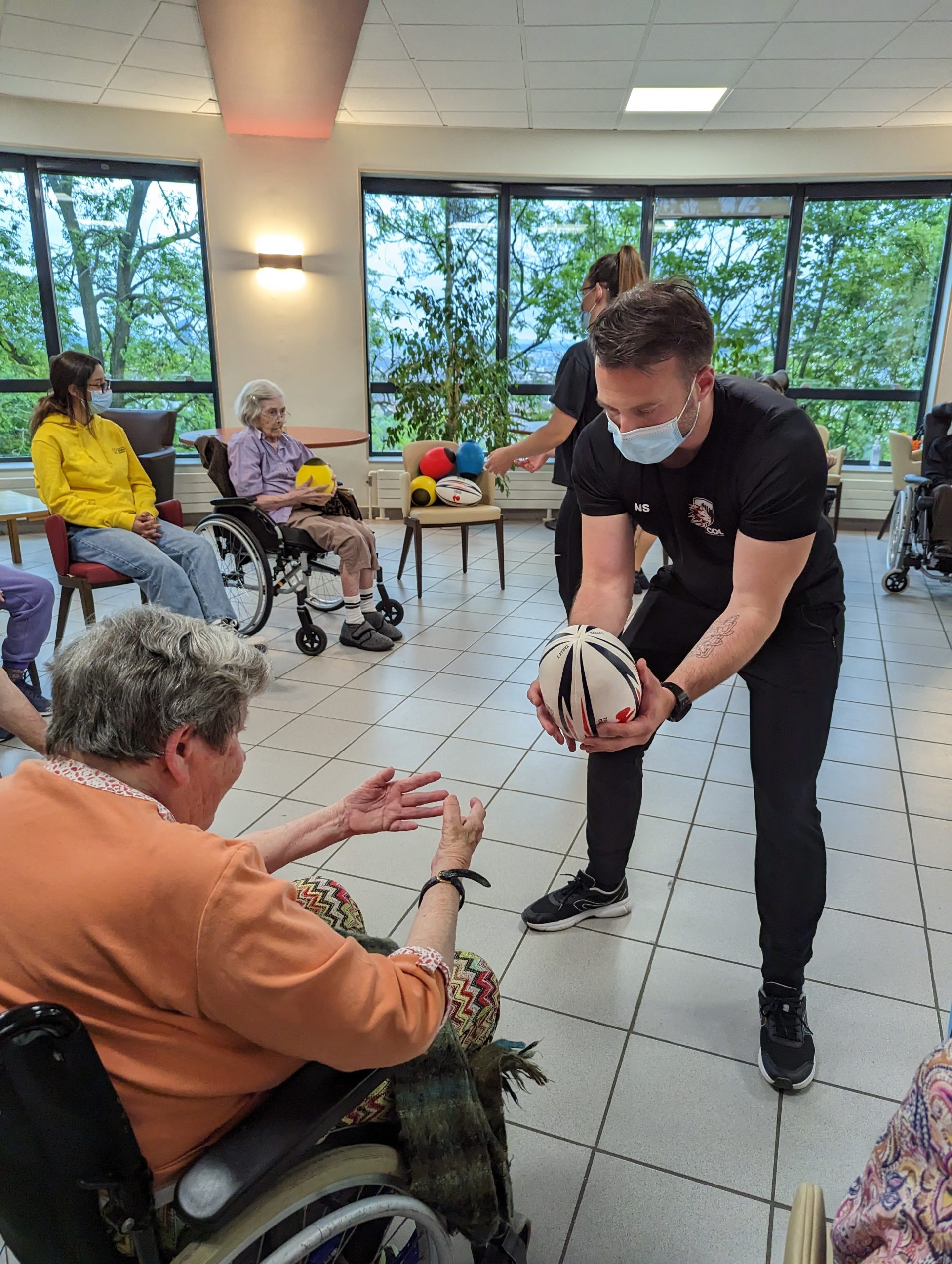 Nouvelle séance de rugby adapté avec Omnisport