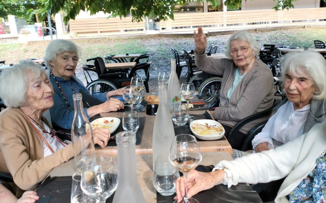 Sortie au restaurant Les pieds dans l’eau sur les bords de Saône