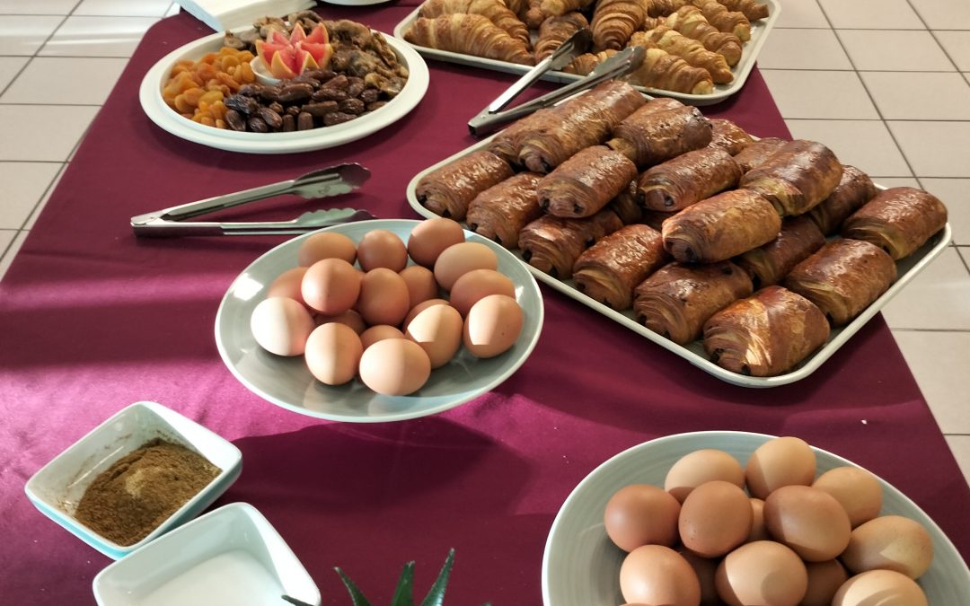 Petit-déjeuner continental résidents et salariés