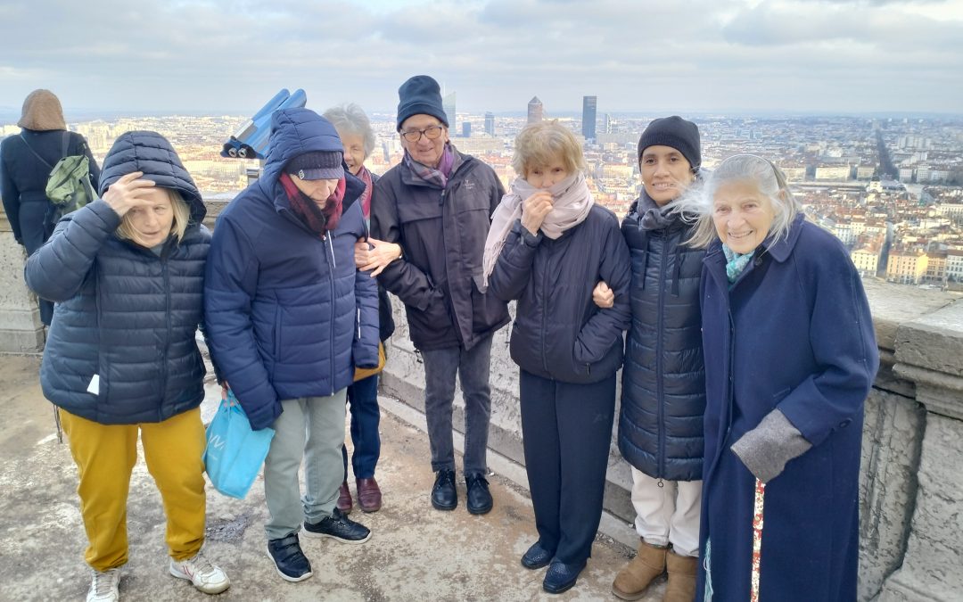 Sortie avec les résidents de l’UPDP à la basilique de Fourvière