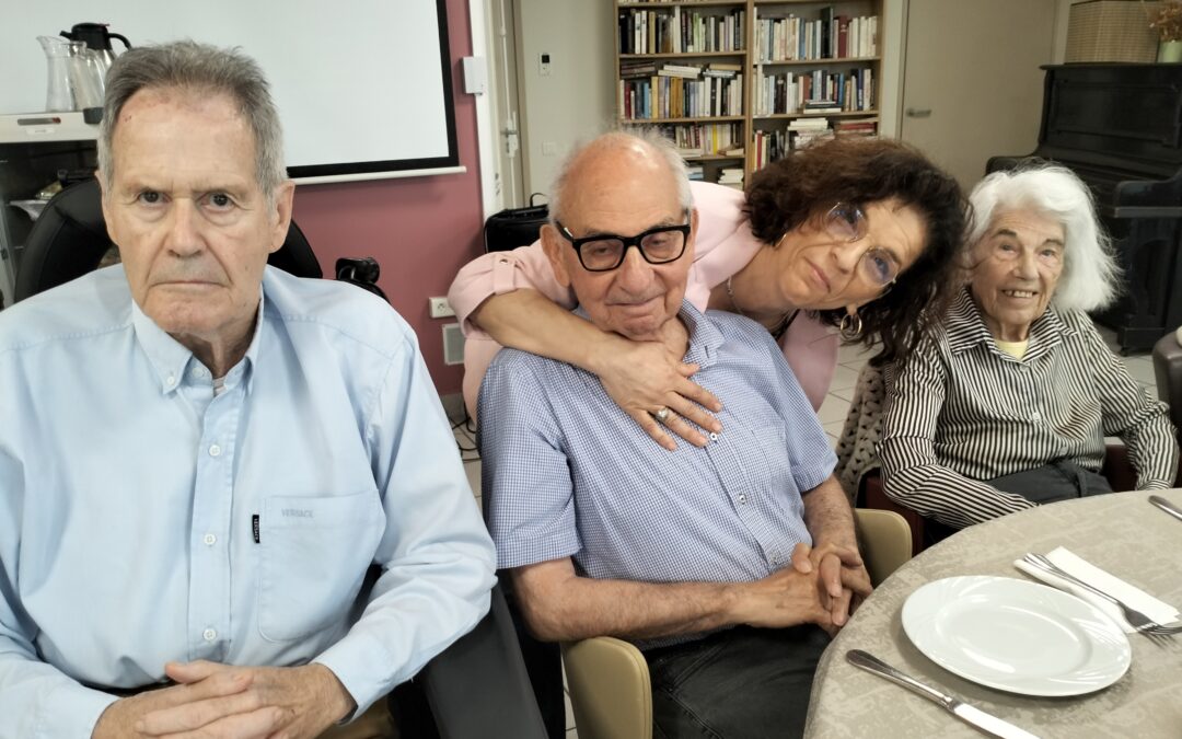 Barbecue avec les résidents de l’UPDP