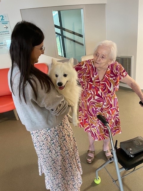 Visite du chien Tao