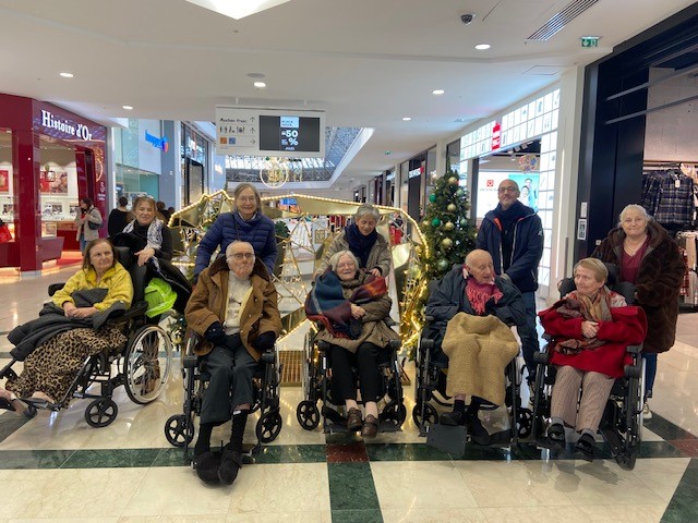 Sortie aux galeries marchandes