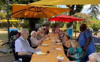 Barbecue et réunion des familles du 4ème étage