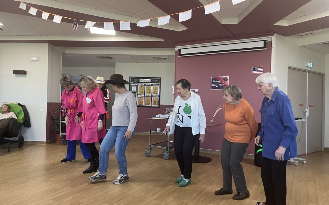 Un thé dansant aux couleurs des Etats-Unis : une parenthèse festive