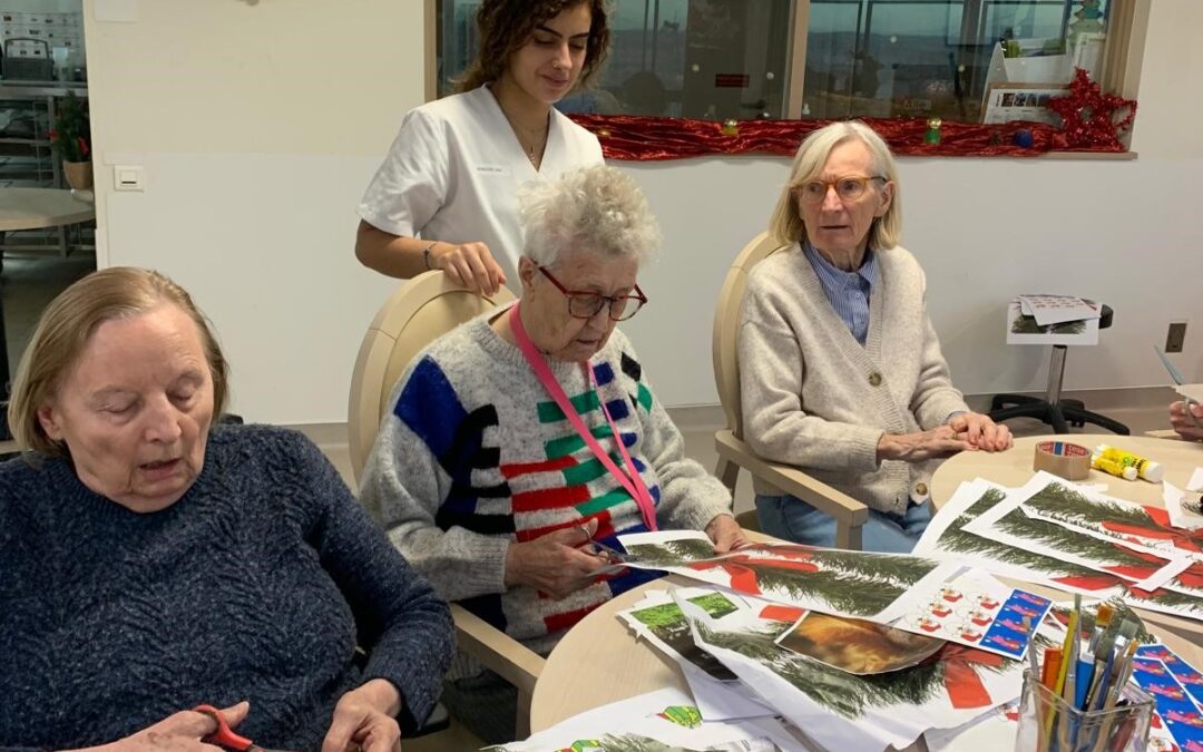 Les résidents de l&rsquo;unité protégée créent la magie de Noël