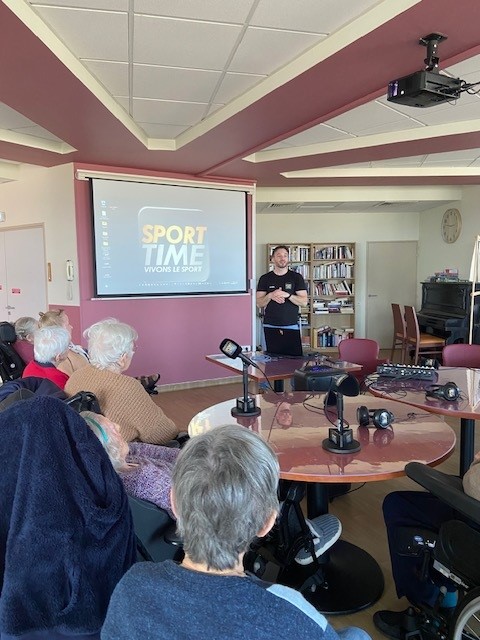 Atelier de commentateur sportif