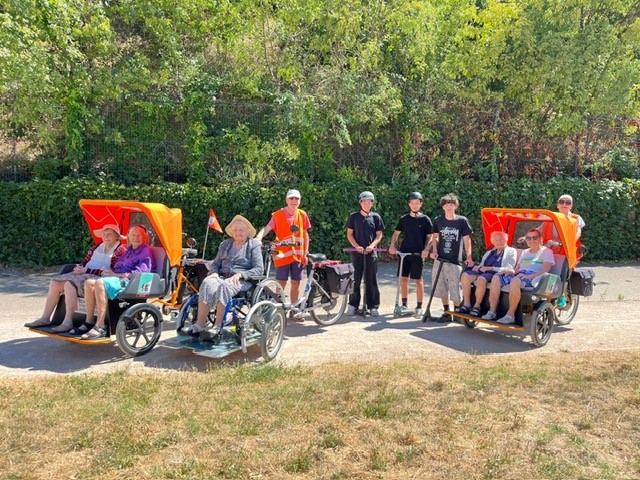 Des balades à vélo pleine de sourires